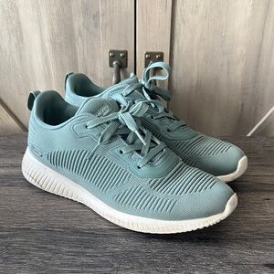 Sketchers Bobs Size 8.5 Green Sneakers